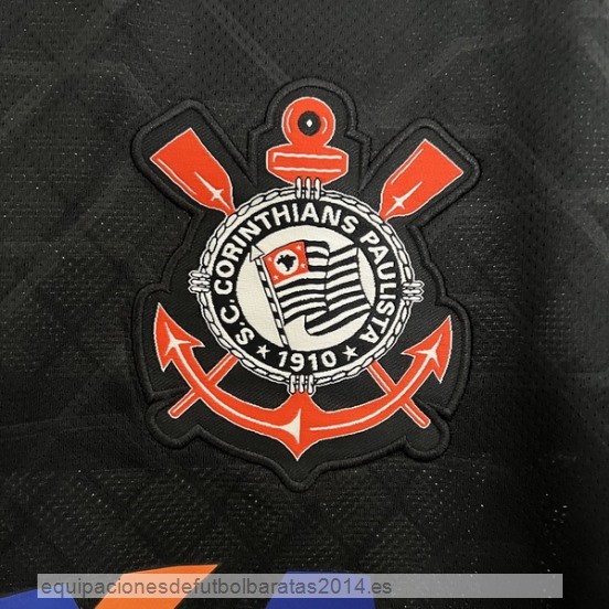 Nuevo 2ª Camiseta Corinthians Paulista Retro 2012 2013 Negro Baratas